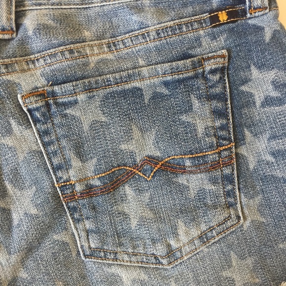 Lucky Brand Star Print Riley Cutoff Shorts - Picture 6 of 8